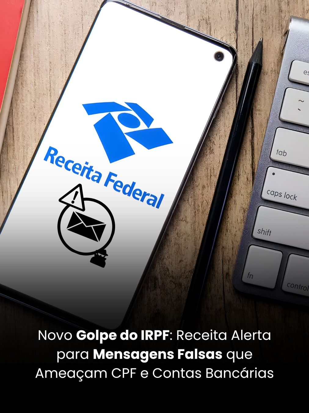 Novo Golpe do IRPF: Receita Alerta para Mensagens Falsas que Ameaçam CPF e Contas Bancárias